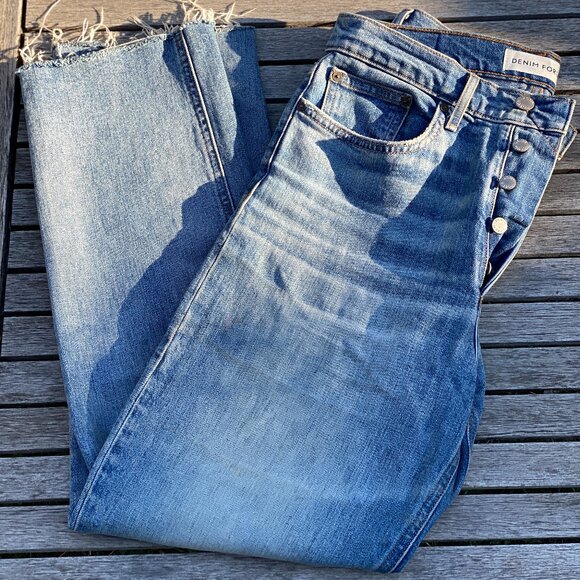 Denim Forum | The Arlo High-Rise Straight Jeans | Size 29 - Picture 1 of 13